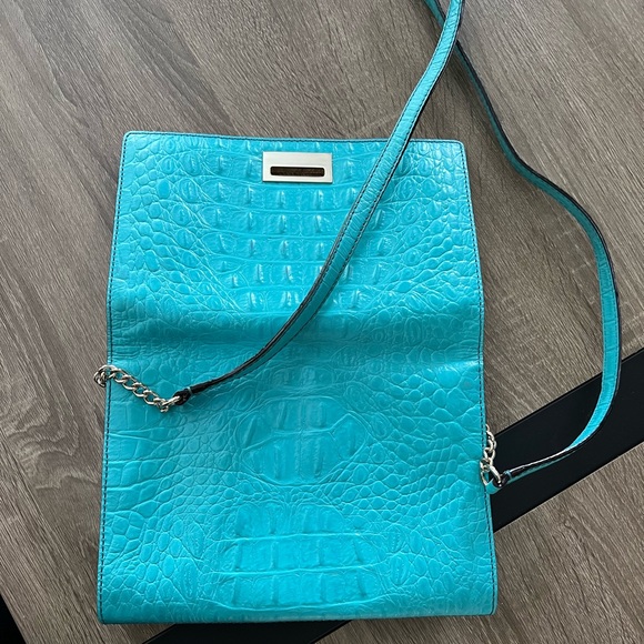 EUC Kate Spade Tiffany Blue Purse - Picture 5 of 13